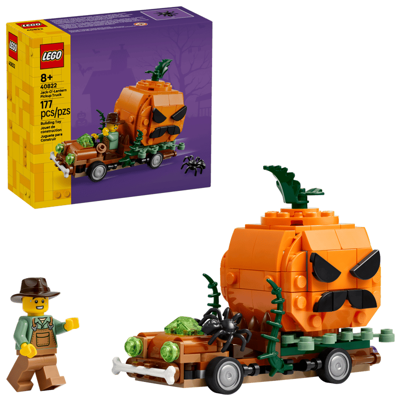 LEGO Jack-O'-Lantern Pickup Truck