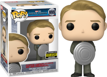 Funko POP! Captain America with Prototype Shield - Limited Edition Entertainment Earth Exclusive
