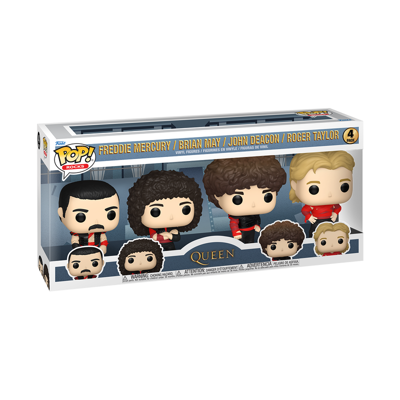 Funko POP! Queen (Radio Ga Ga) (4-Pack)
