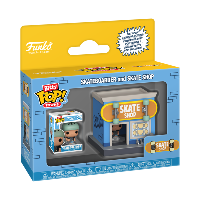 Bitty POP! Skateboarder & Skate Shop