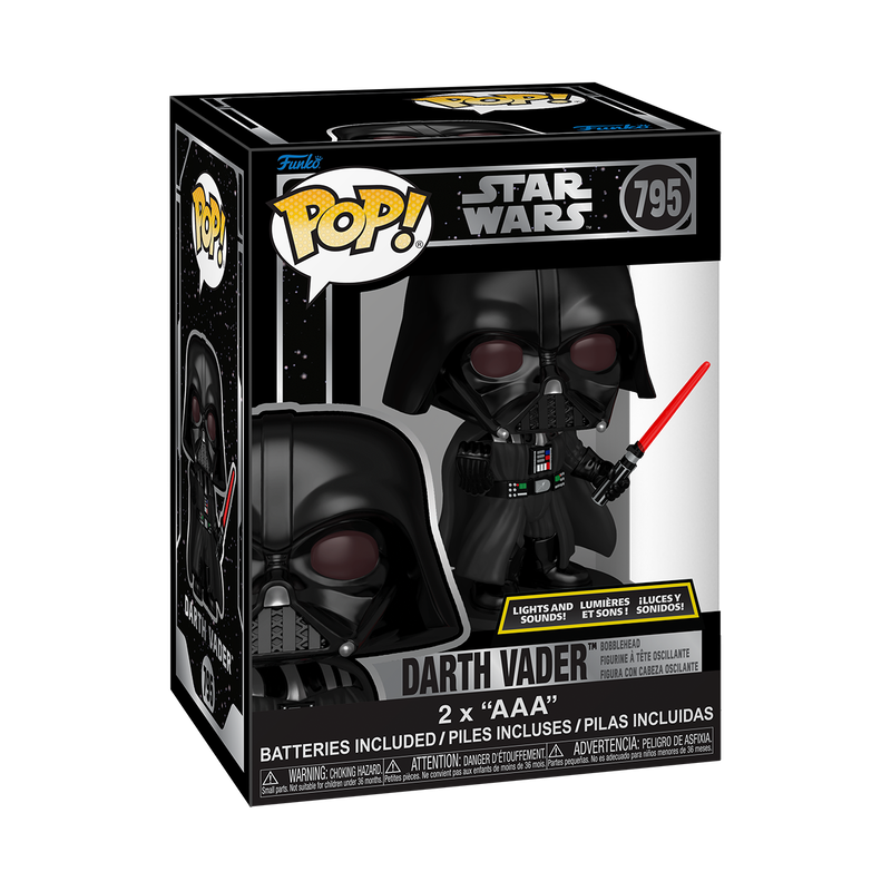 Funko POP! Darth Vader with Lightsaber (Lights and Sounds)