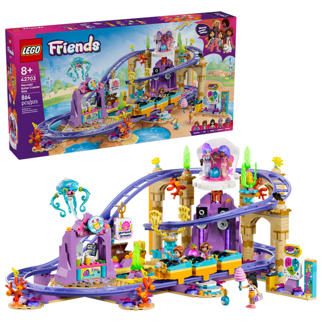 LEGO Mermaid Roller Coaster Ride