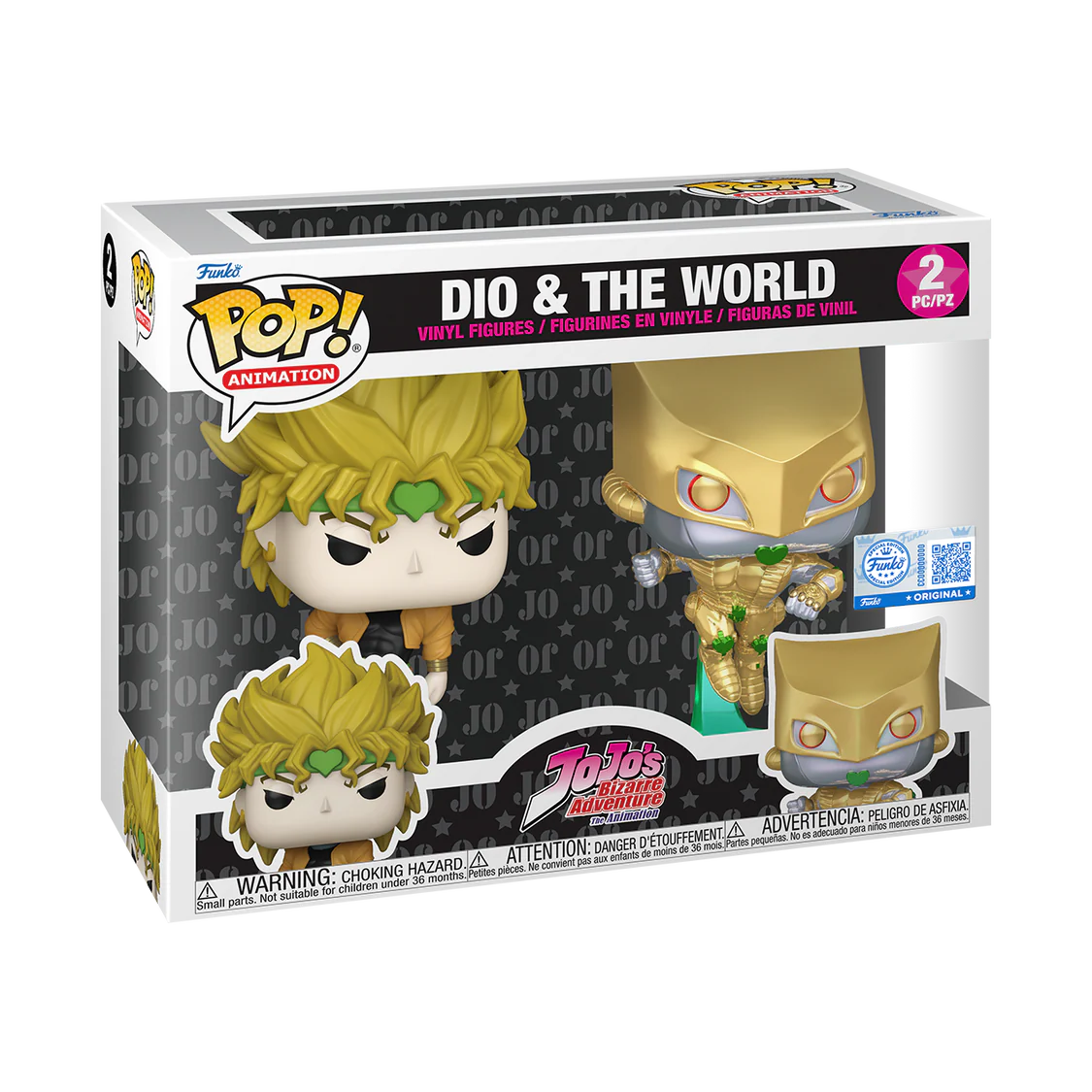 Funko POP! Dio & The World (2 Pack) - Limited Edition Funko Shop Exclusive