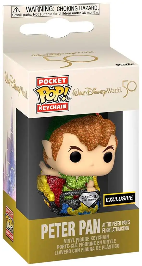 Funko POP! Keychain Peter Pan at the Pan's Flight Attraction (Diamond) - Limited Edition Exclusive