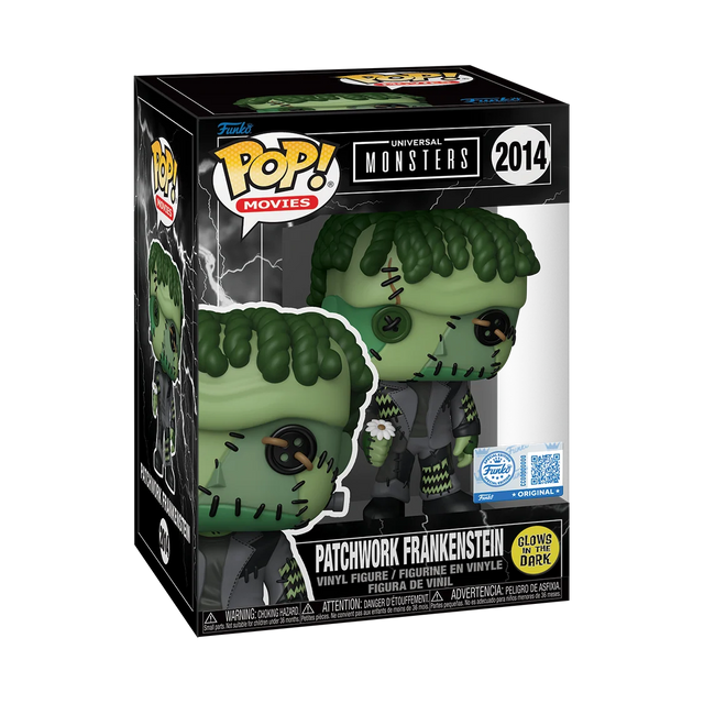 Funko POP! Patchwork Frankenstein (Glow) - Limited Edition Entertainment Earth Exclusive (Pre-Order)
