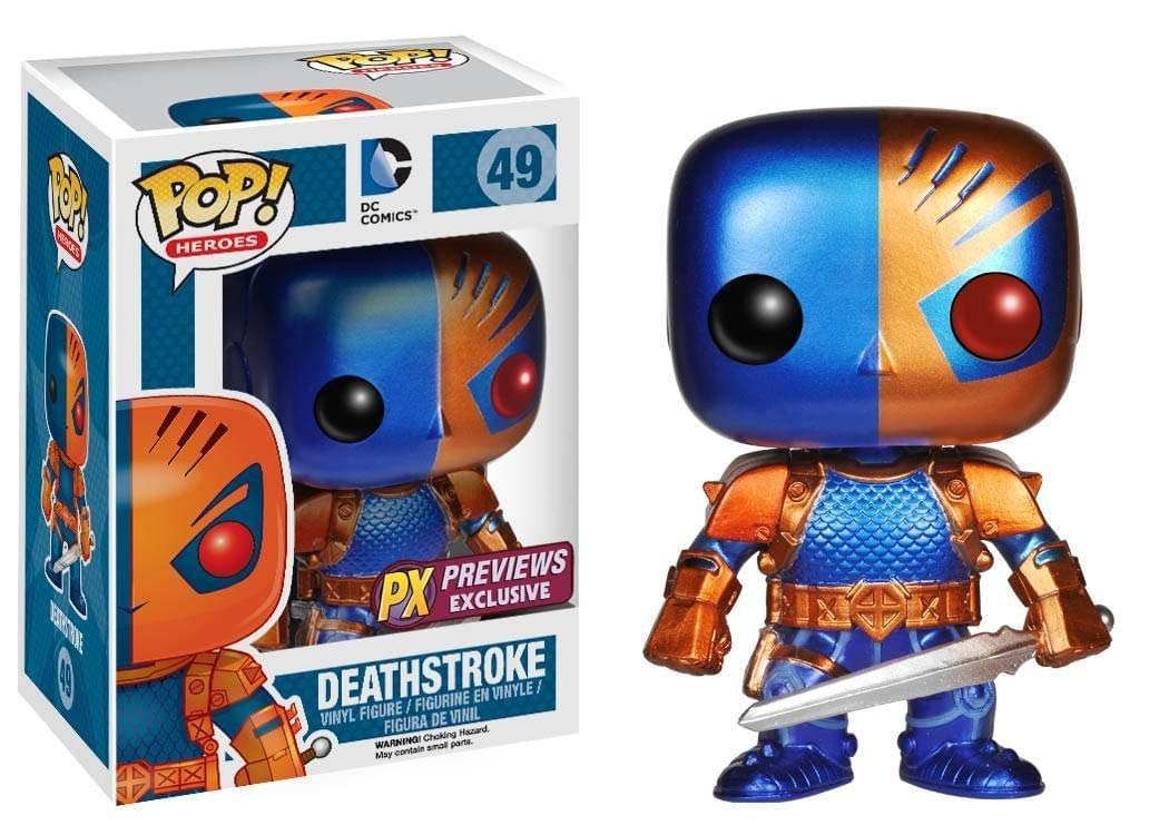 Funko POP! Deathstroke (Metallic) - Limited Edition PX Previews Exclusive