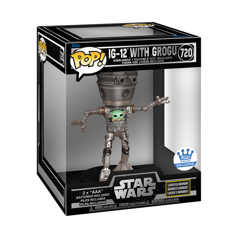 IG-12 With Grogu (Lights & Sound) - Limited Edition Funko Shop Exclusive