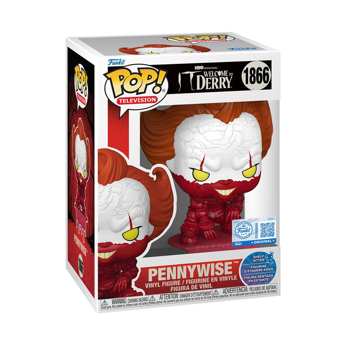 Funko POP! Pennywise (Shelf Sitter) - Limited Edition Entertainment Earth Exclusive