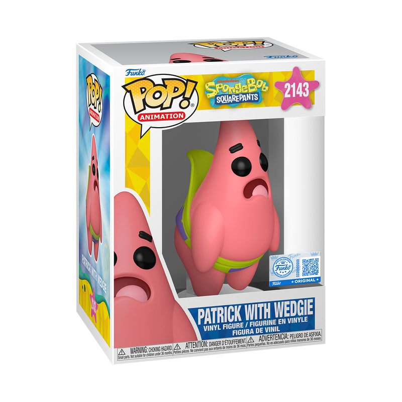 Funko POP! Patrick with Wedgie - Limited Edition Hot Topic Exclusive