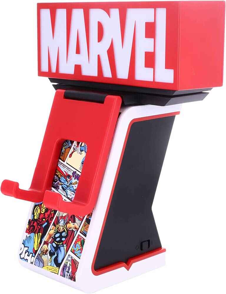 Marvel Logo Ikon Deluxe Mobile Phone and Controller Holder/Charger