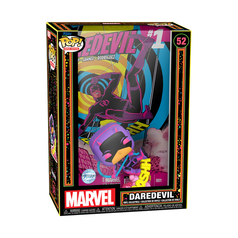 Funko POP! Daredevil - Limited Edition Special Edition Exclusive (Black Light) (Comic Cover)