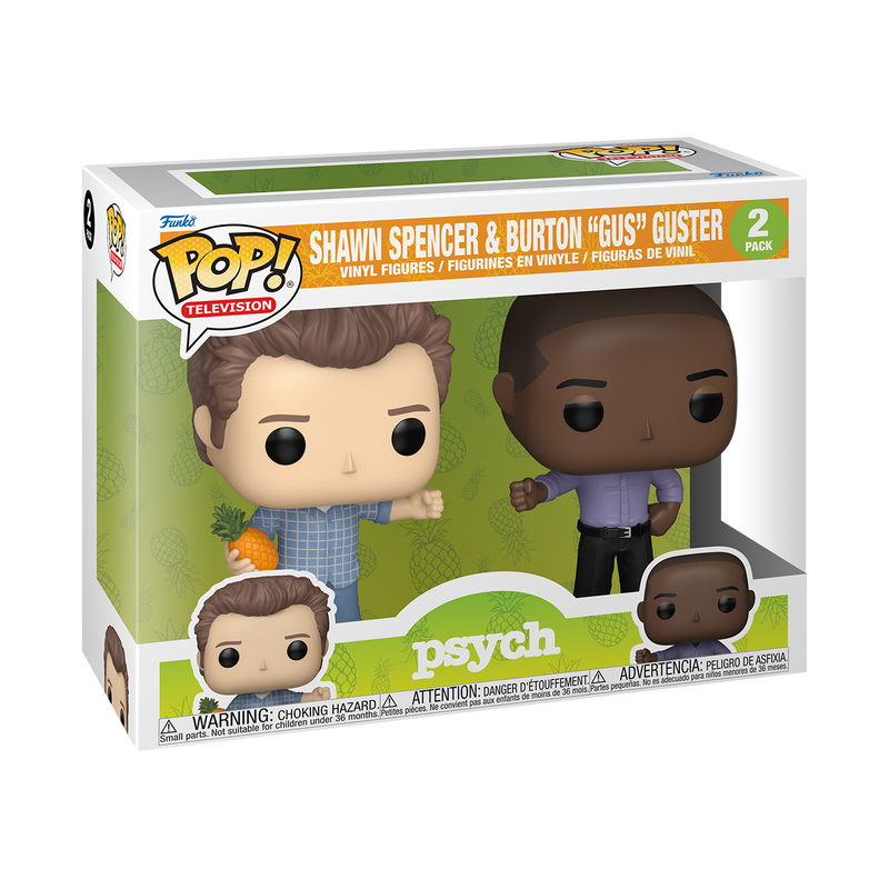 Funko POP! Shawn Spencer & Burton "Gus" Guster (2-Pack)