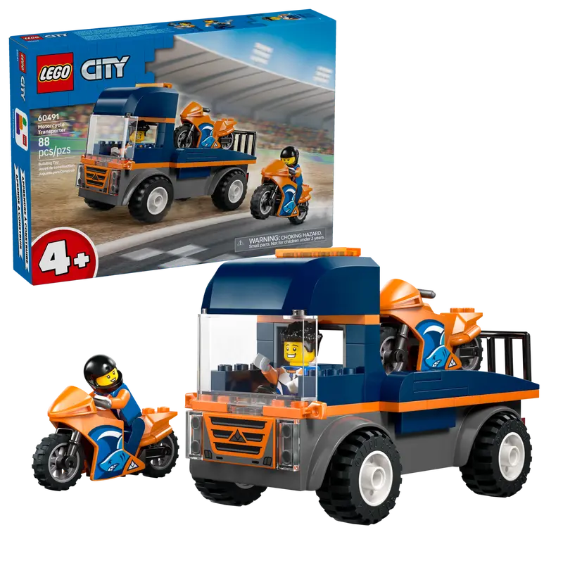LEGO Motorcycle Transporter