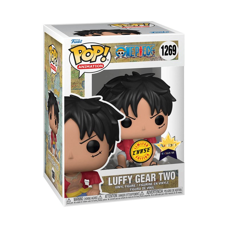 Funko POP! Luffy Gear Two - Limited Edition Chase - Limited Edition Fundom Exclusive