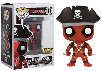 Funko POP! Deadpool (Pirate) - Limited Edition Hot Topic Exclusive