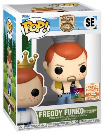 Funko POP! Freddy Funko as "Stone Cold" Steve Austin (L.E. 3000) - Limited Edition 2023 Camp Fundays Exclusive