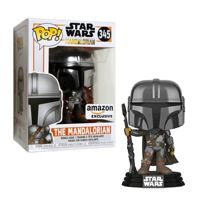 Funko POP! The Mandalorian (Chrome) - Limited Edition Amazon Exclusive