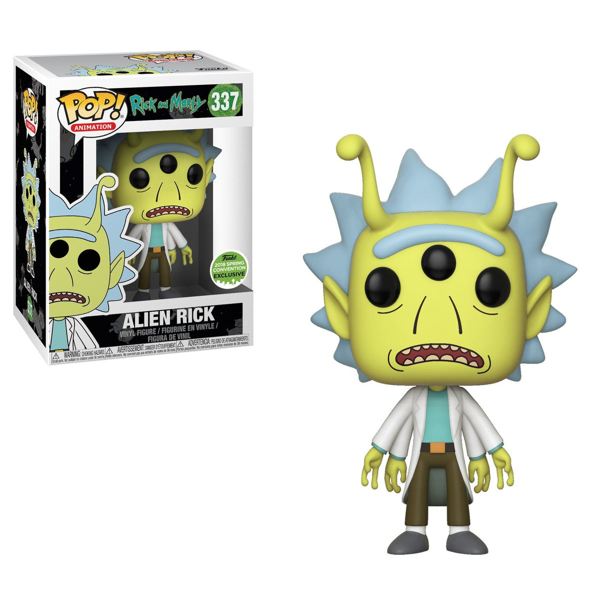 Funko POP! Alien Rick - Limited Edition 2018 ECCC Exclusive
