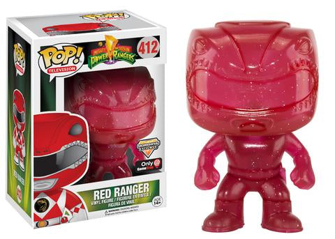 Funko POP! Red Ranger (Glitter) - Limited Edition Game Stop Exclusive