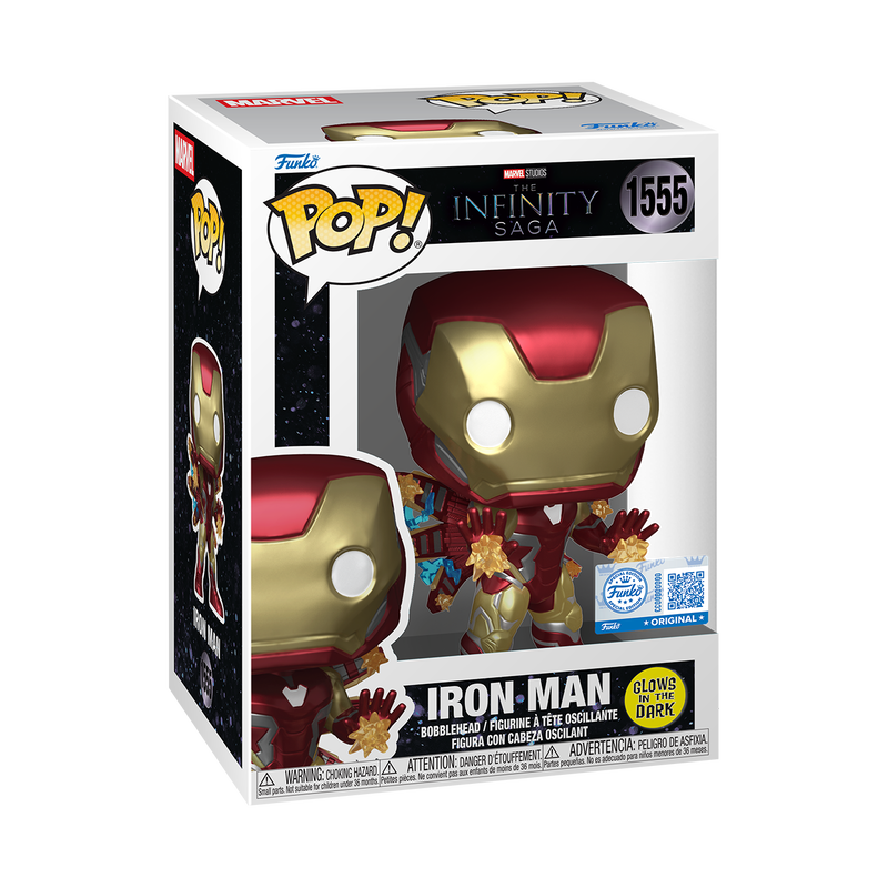 Funko POP! Plus Iron Man (Glow) - Limited Edition Funko Shop Exclusive