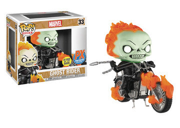 Funko POP! Ghost Rider (Glow) (Rides) - Limited Edition PX Previews Exclusive
