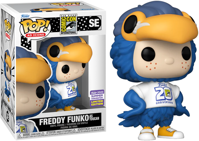 Funko POP! Freddy Funko as Toucan - Limited Edition 2023 SDCC Exclusive