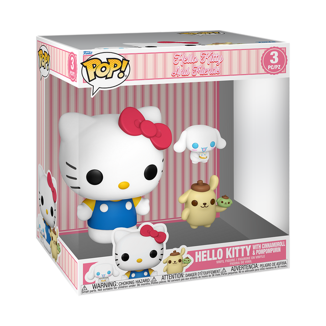Funko POP! 10" Hello Kitty with Cinnamoroll & Pompompurin (Pre-Order)