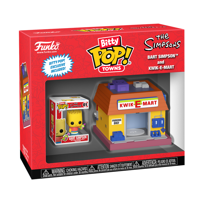 Bitty POP! Bart Simpson & Kwik-E-Mart