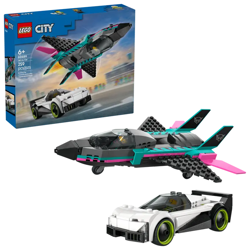 LEGO Jet vs. Car