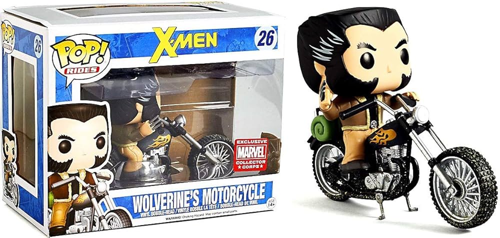 Funko POP! Wolverine's Motorcycle (Rides) - Limited Edition Marvel Collector Corps Exclusive