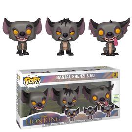 Funko POP! Banzai, Shenzi & Ed (3-Pack) - Limited Edition 2019 ECCC Exclusive
