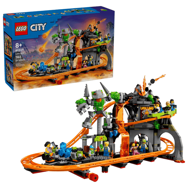 LEGO Lava Land Roller Coaster Park