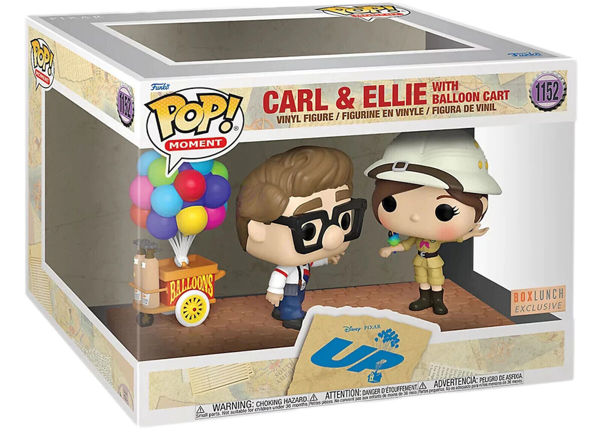 Funko POP! Carl & Ellie with Balloon Cart (Moment) - Limited Edition Box Lunch Exclusive