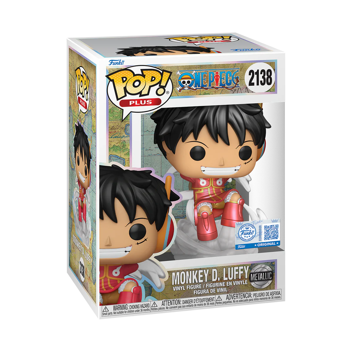 Funko POP! Plus Monkey D. Luffy (Metallic) - Limited Edition Hot Topic Exclusive