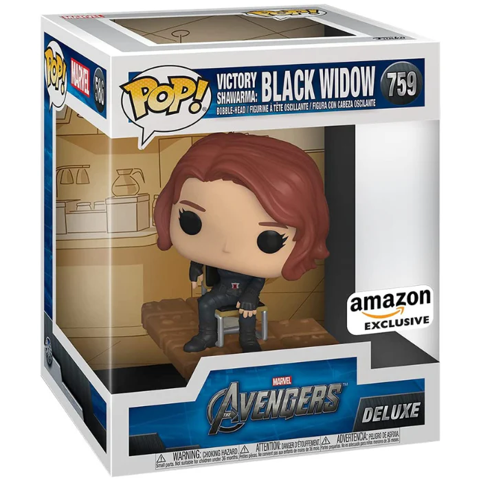Funko POP! 6" Victory Shawarma: Black Widow - Limited Edition Amazon Exclusive
