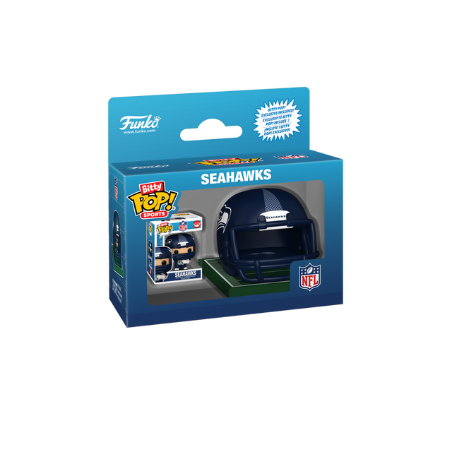 Bitty POP! Helmet & Player Seahawks