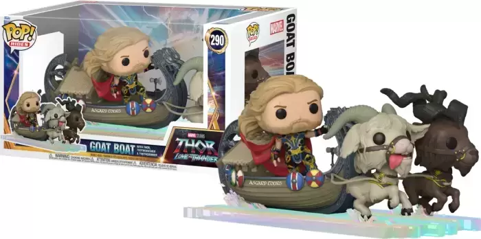Funko POP! Goat Boat With Thor, Toothgnasher & Toothgrinder
