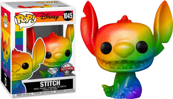 Funko POP! Stitch (Rainbow) (Diamond) - Limited Edition Special Edition Exclusive