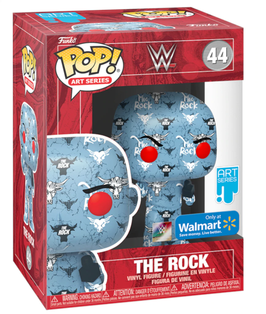 Funko POP! The Rock (Art Series) - Limited Edition Walmart Exclusive