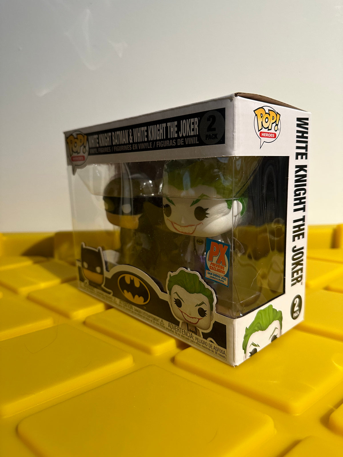 Funko POP! White Knight Batman & White Knight The Joker (2-Pack) - Limited Edition PX Previews Exclusive