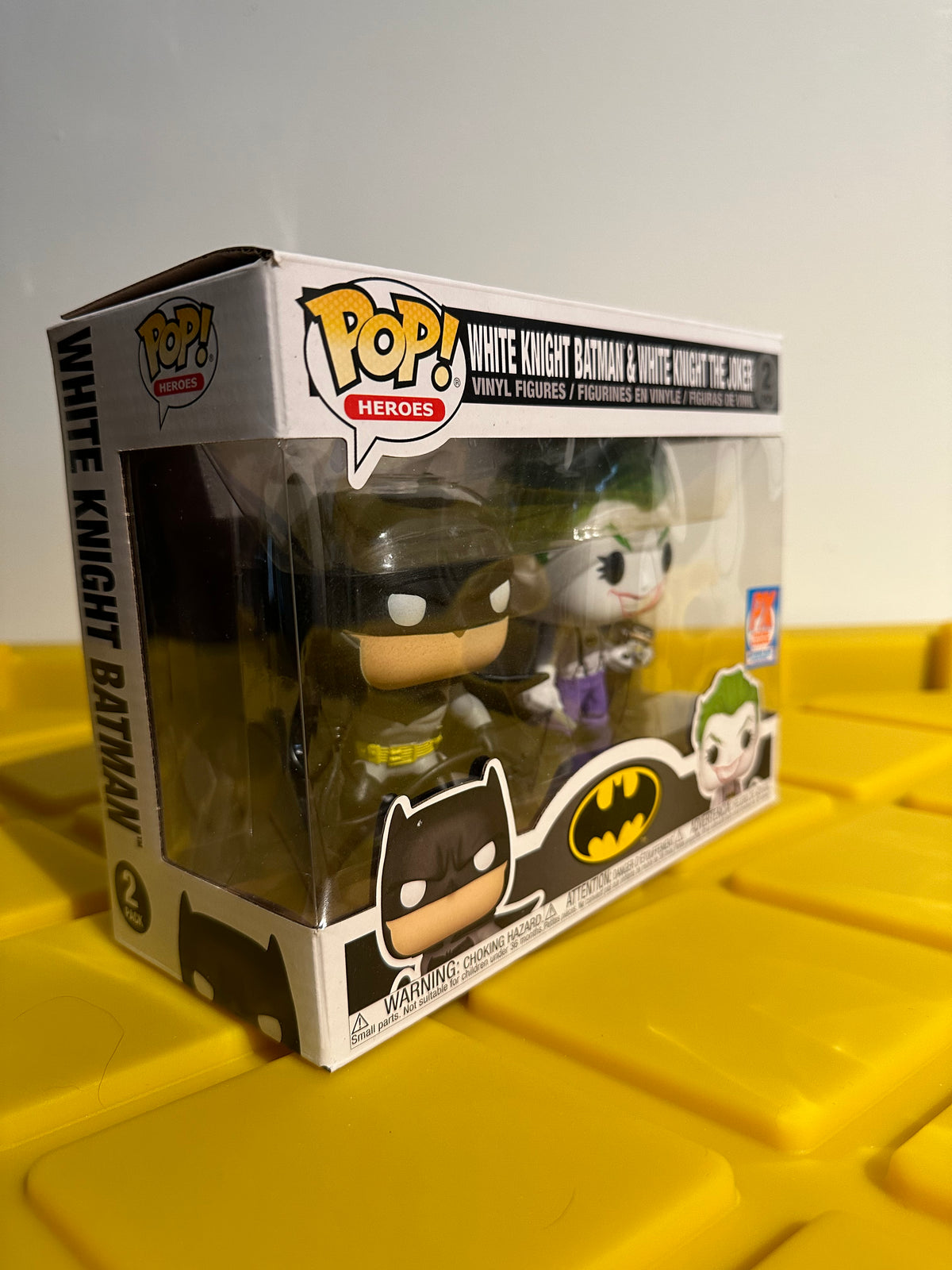 Funko POP! White Knight Batman & White Knight The Joker (2-Pack) - Limited Edition PX Previews Exclusive