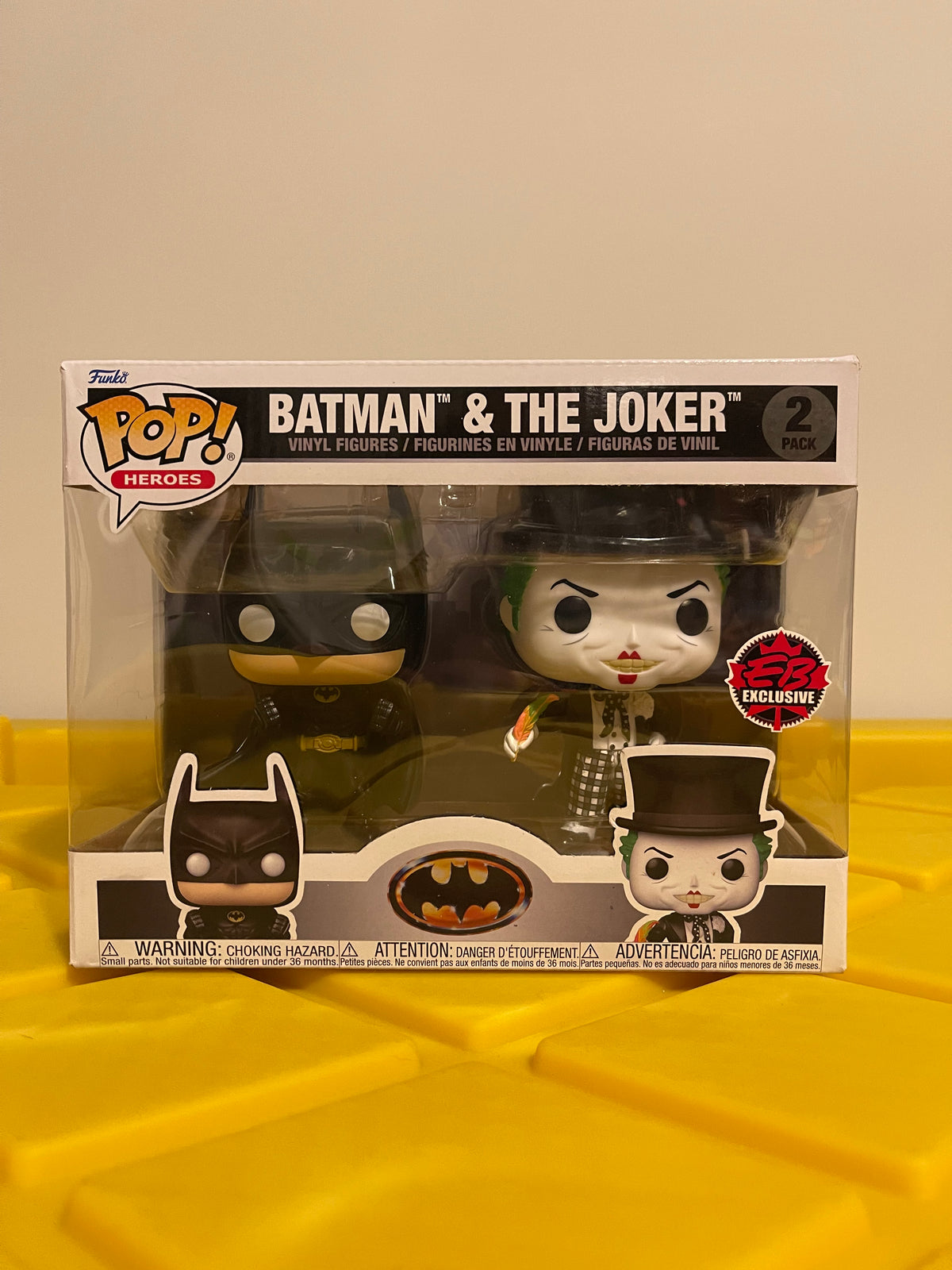 Funko POP! Batman & The Joker (2-Pack) - Limited Edition EB Games Exclusive