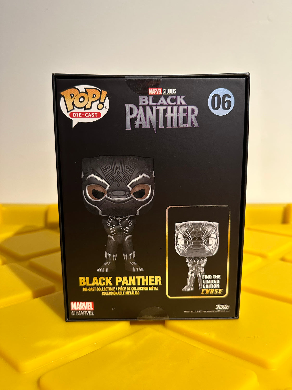 Funko POP! Black Panther (Die-Cast) - Limited Edition Funko Shop Exclusive (Chance of a Chase)