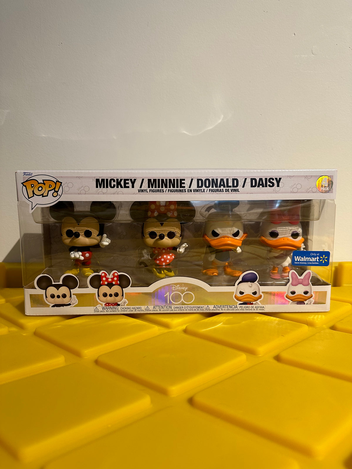 Funko POP! Disney 100 (4-Pack) - Limited Edition Walmart Exclusive