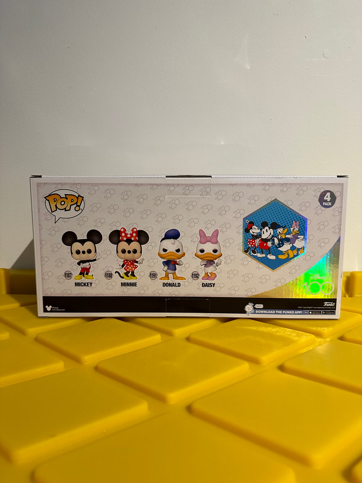 Funko POP! Disney 100 (4-Pack) - Limited Edition Walmart Exclusive