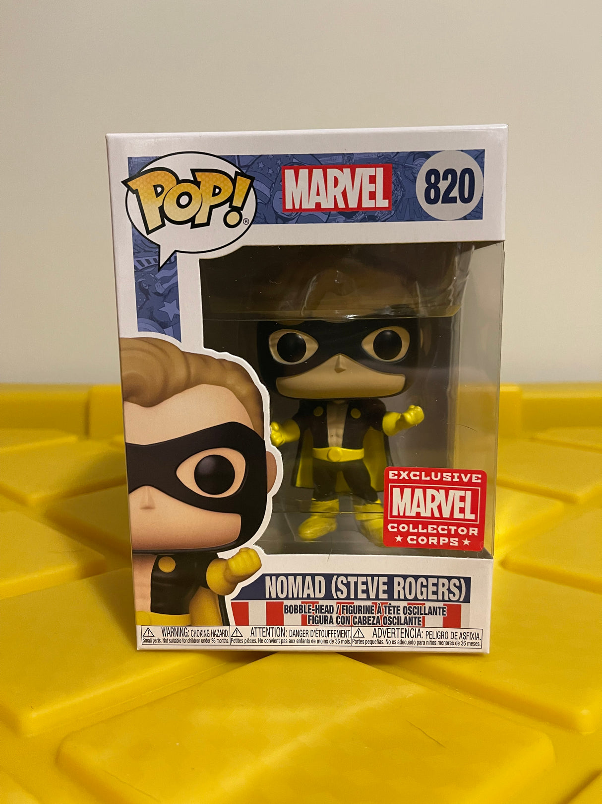 Funko POP! Nomad (Steve Rogers) - Limited Edition Marvel Collector Corps Exclusive