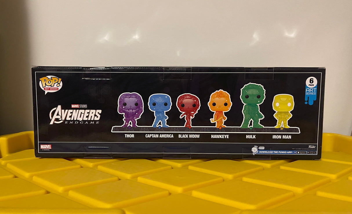 Funko POP! The Infinity Saga (Art Series) (6-Pack) - Limited Edition Amazon Exclusive