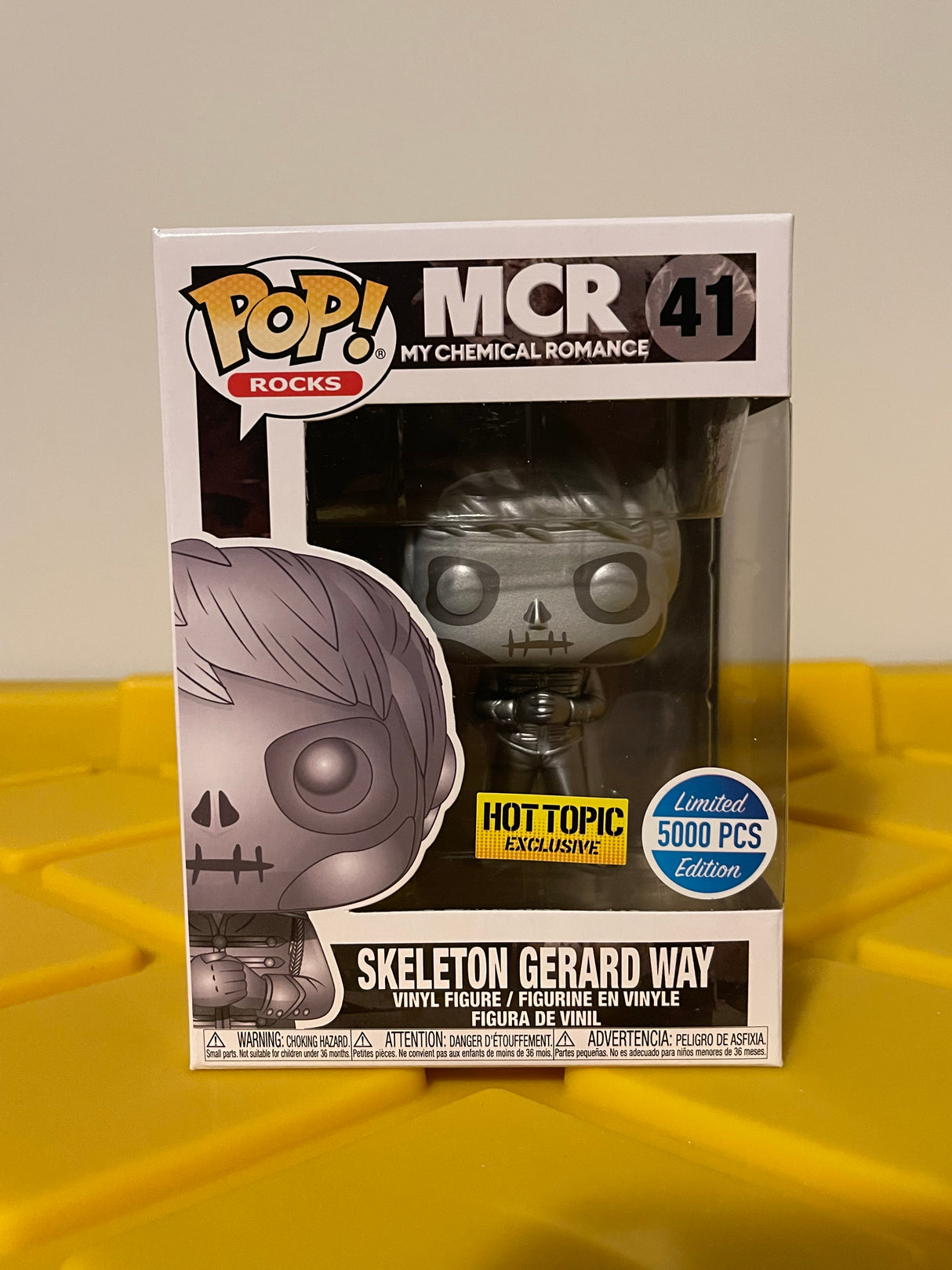 Funko POP! Skeleton Gerard Way (L.E. 5000) (Platinum Metallic) - Limited Edition Hot Topic Exclusive