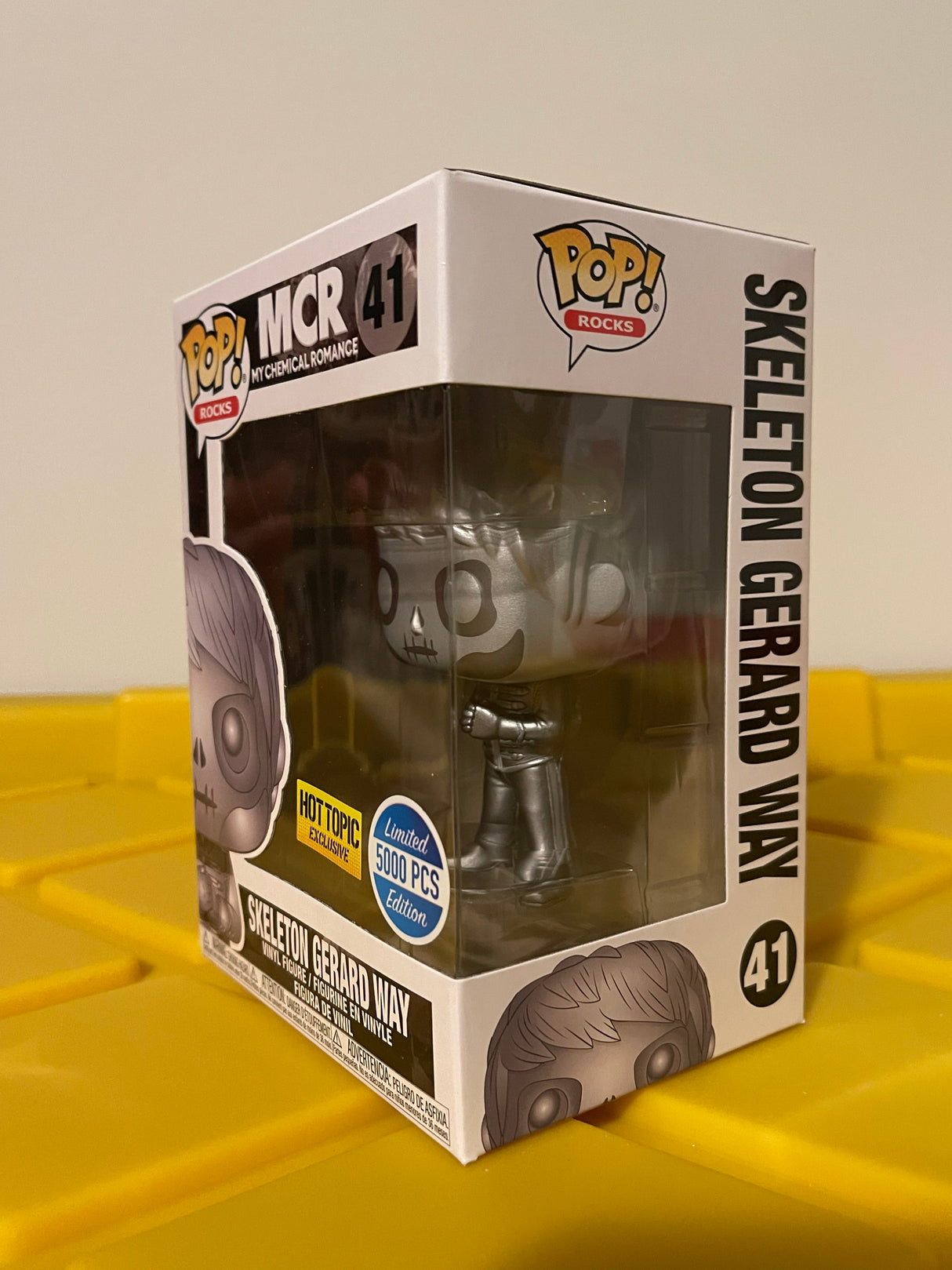 Funko POP! Skeleton Gerard Way (L.E. 5000) (Platinum Metallic) - Limited Edition Hot Topic Exclusive