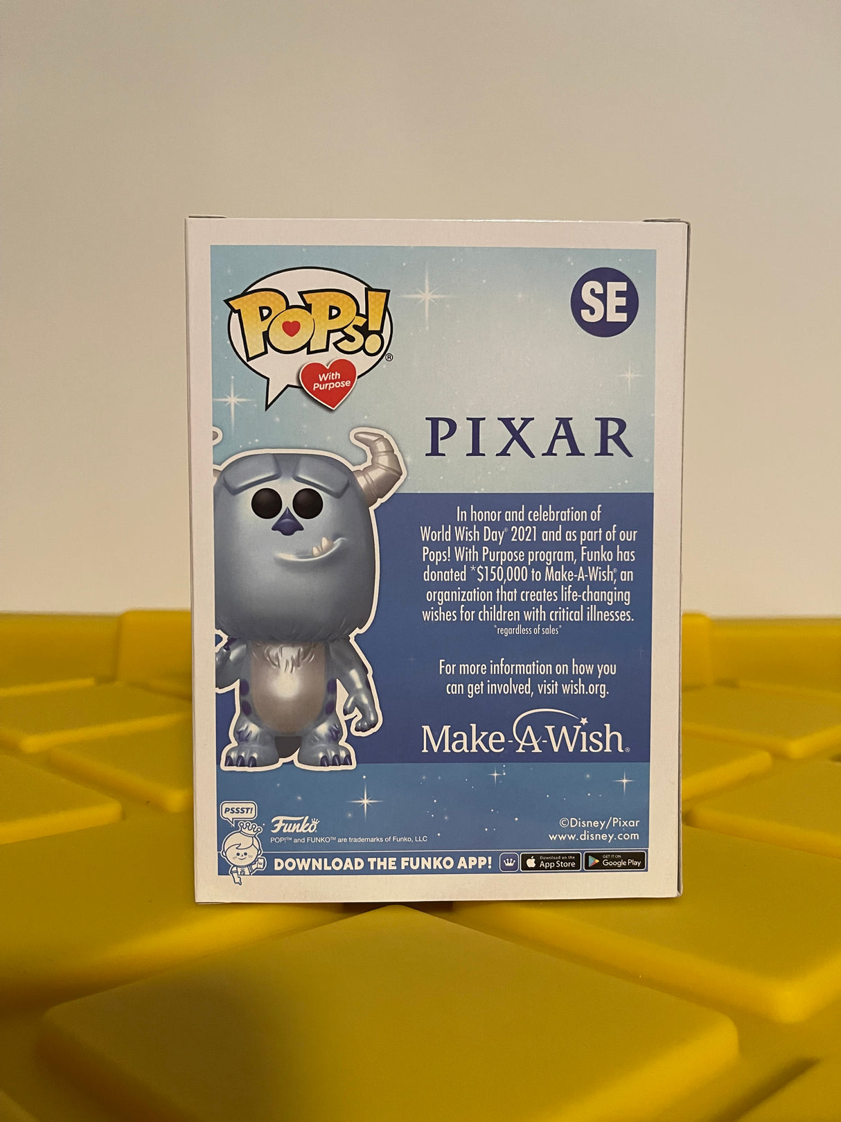 Funko POP! Sulley (Metallic) (Make-A-Wish)
